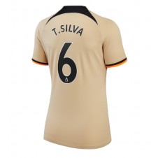 Chelsea Thiago Silva #6 Tredje Tröja Dam 2022-23 Korta ärmar